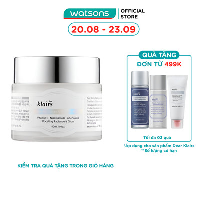 Mặt Nạ Ngủ Dear Klairs Freshly Juiced Vitamin E Mask Dưỡng Ẩm & Làm Sáng Da 90ml