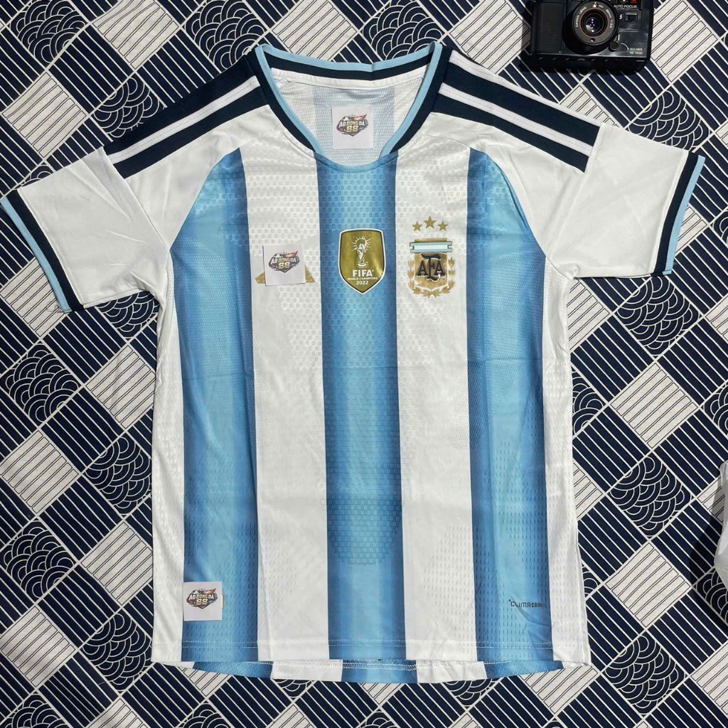 Áo bóng đá PLAYER đội tuyển ARGENTINA - VẢI THÁI CAO CẤP