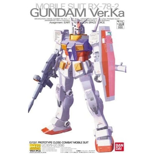 MG 1/100 RX-78-2 GUNDAM (Ver.Ka)