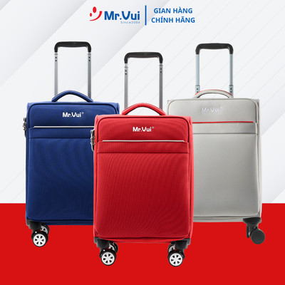Vali Vải Du Lịch Mr.Vui VLM 207 Chống Thấm Cao Cấp Size 20/24/28 Inch Xách Tay Ký Gửi