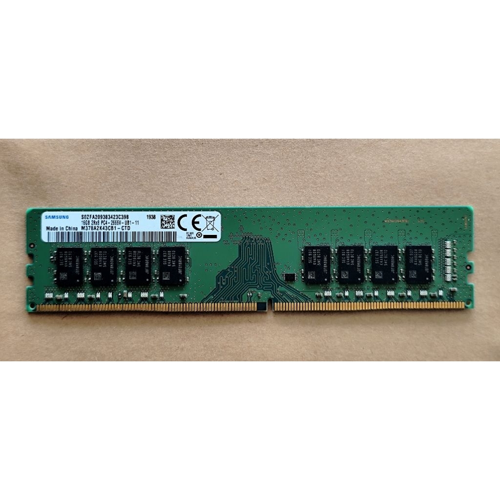 Ram ddr4 16gb buss 2666 Samsung bóc máy đẹp