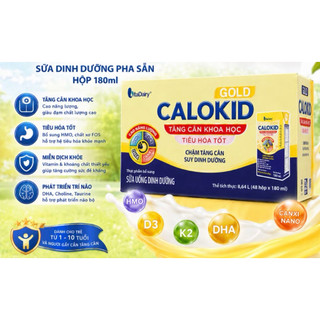 [vitadairy] Thùng SBPS Calokid 48 hộp - Giúp bé Tăng Cân Khoa Học - Tăng Chiều Cao Sau 4 tuần