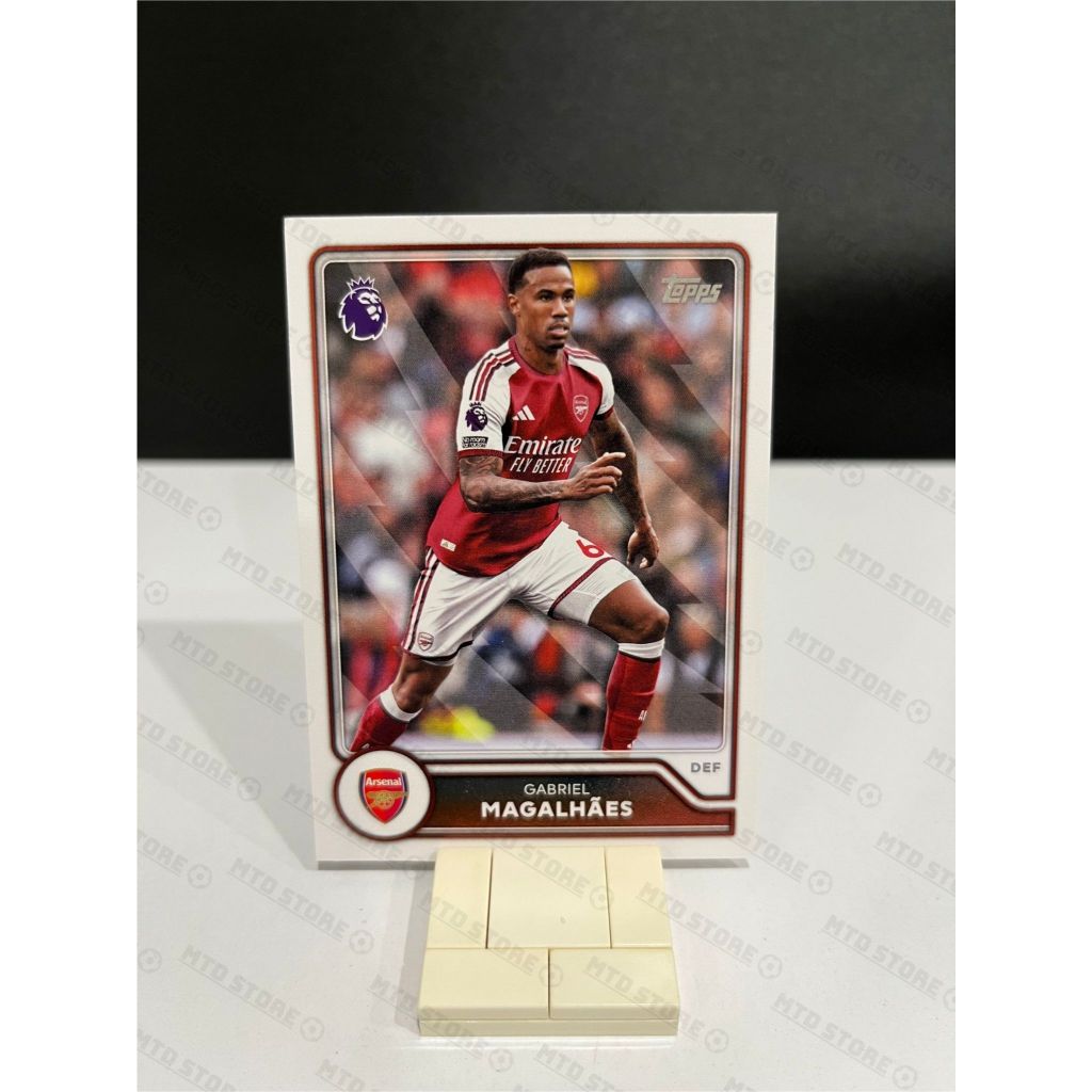 [ CHÍNH HÃNG ] - TOPPS FLAGSHIP PREMIER LEAGUE 2026/27 - Gabriel Magalhaes (Arsenal)
