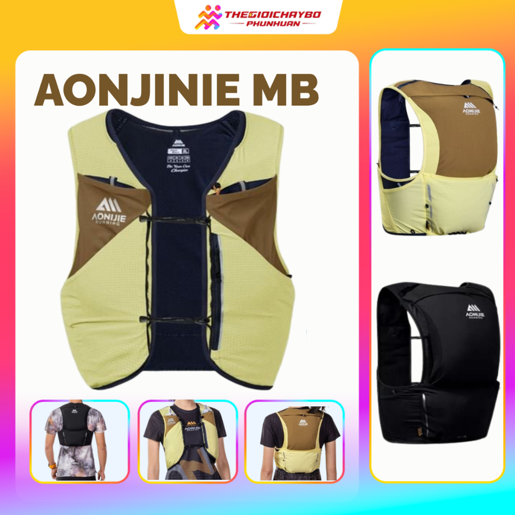 Vest Nước Chạy Bộ AONIJIE MB 8L Áo Vest Hydration Chạy Trail Đựng Nước Đồ Thể Thao