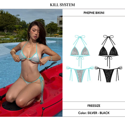 [CÓ TÁCH LẺ] Bikini hai mảnh kim sa lấp lánh PHEPHE - 𝐊𝐈𝐋𝐋 𝐒𝐘𝐒𝐓𝐄𝐌