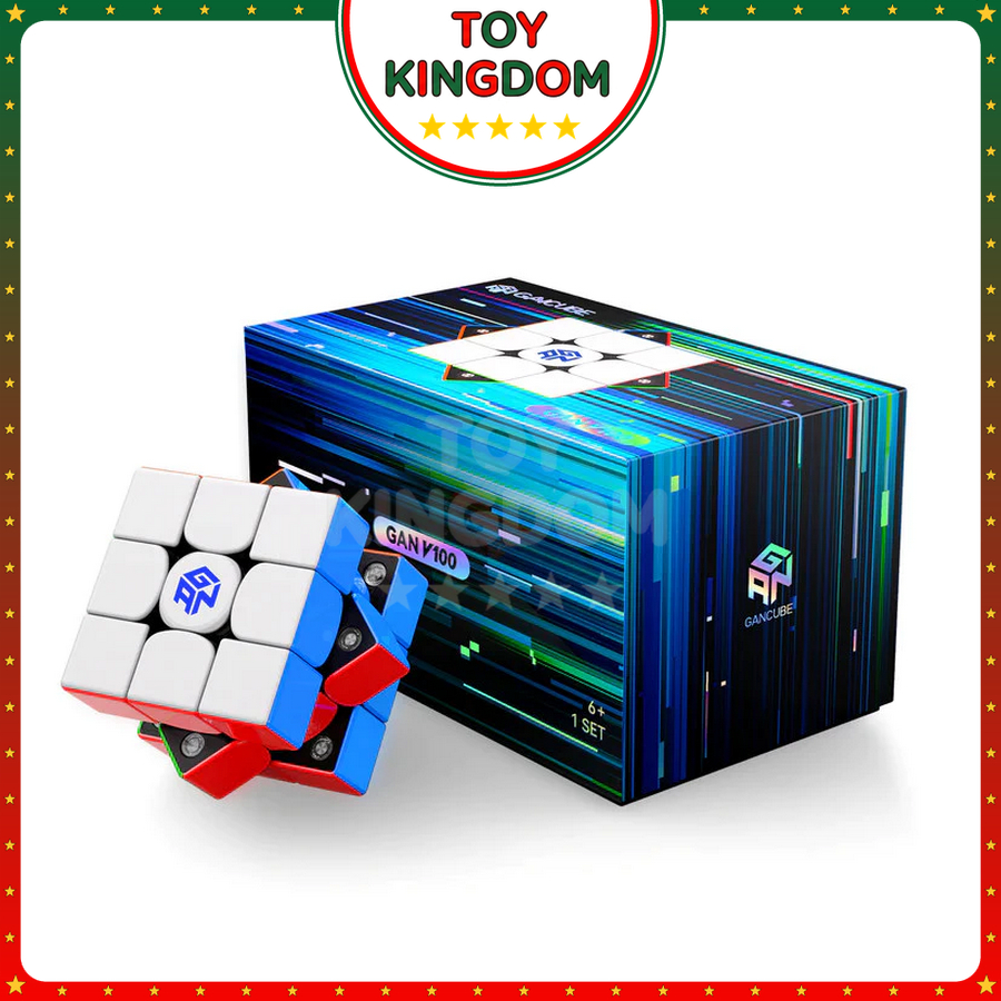 Rubik 3x3 Gan V100 Maglev Cube Flagship 2025 Rubic 3 Tầng Nam Châm Đồ Chơi Trí Tuệ Trẻ Em Tư Duy