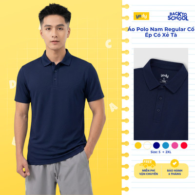 [POLO ALL IN 1] Áo Polo Nam Regular Cổ Ép Có Xẻ Tà MCPO26A023