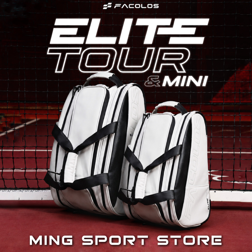 Balo Facolos Elite Tour & Elite Tour Mini - Phiên bản mới chính hãng thiết kế tối ưu cho Pickleball