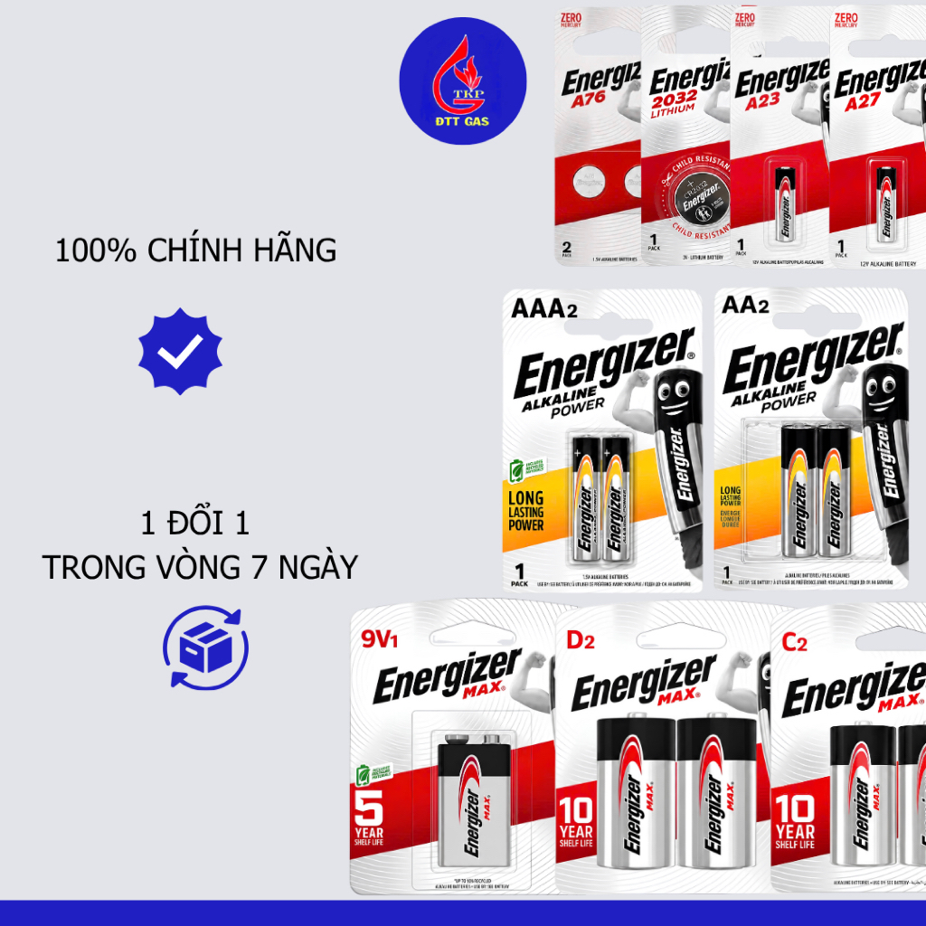 Pin ENERGIZER – Speciality/Alkaline Power/Max