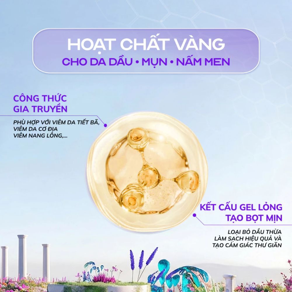 Ảnh 6 của Sữa rửa mặt Dermarium Good Night Cleanser, The Waves làm sạch cho da dầu mụn dịu nhẹ