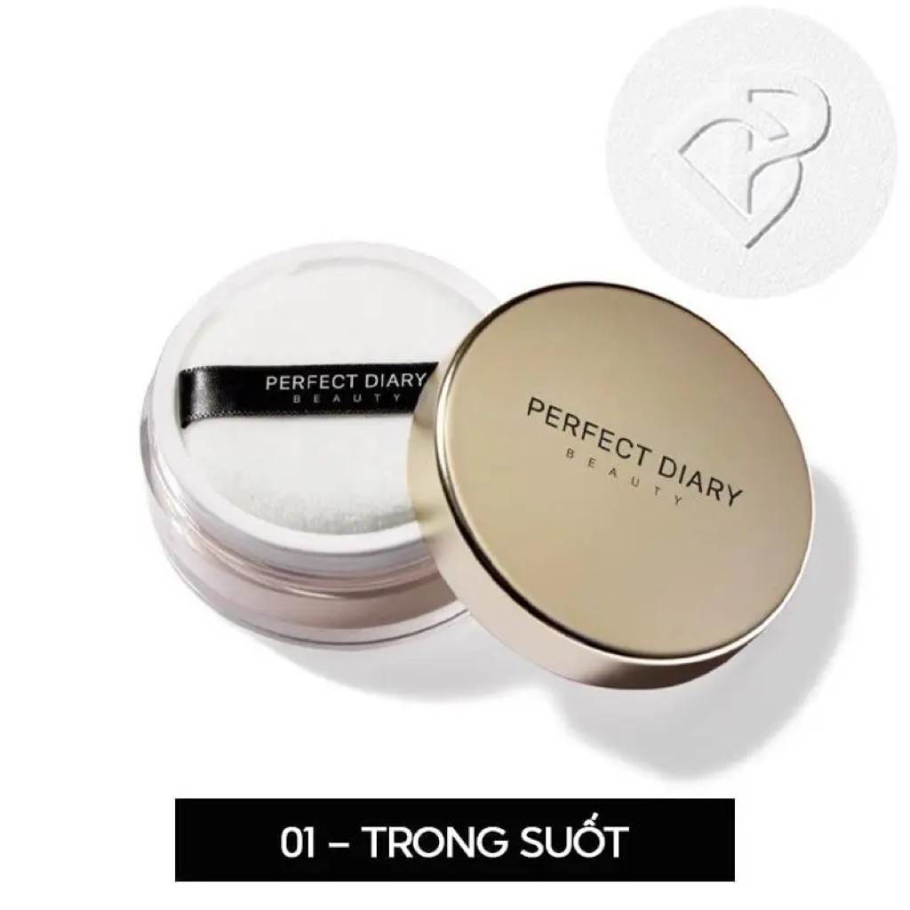 Phấn Phủ Dạng Bột Perfect Dairy 01 Màu Trắng Trong Suốt Không Màu Kiềm Dầu Mịn Lâu Trôi Nền Trang Đi