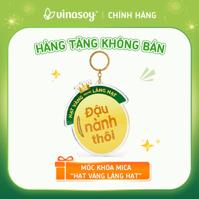 [Gift] Móc khóa Mica "Hạt vàng tự nhiên" Fami