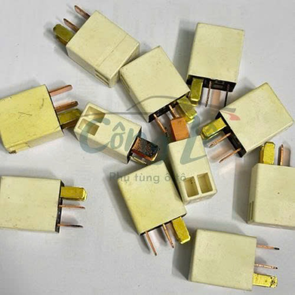 Rơ le (Relay) 4 chân, 5 chân dẹp nhỏ 12V - 24V 40A hàng tháo xe