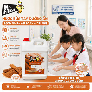 Thơm,diệt khuẩn,mềm mại với da tay nước rửa tay premium hand soap mr fresh 5l hương quế