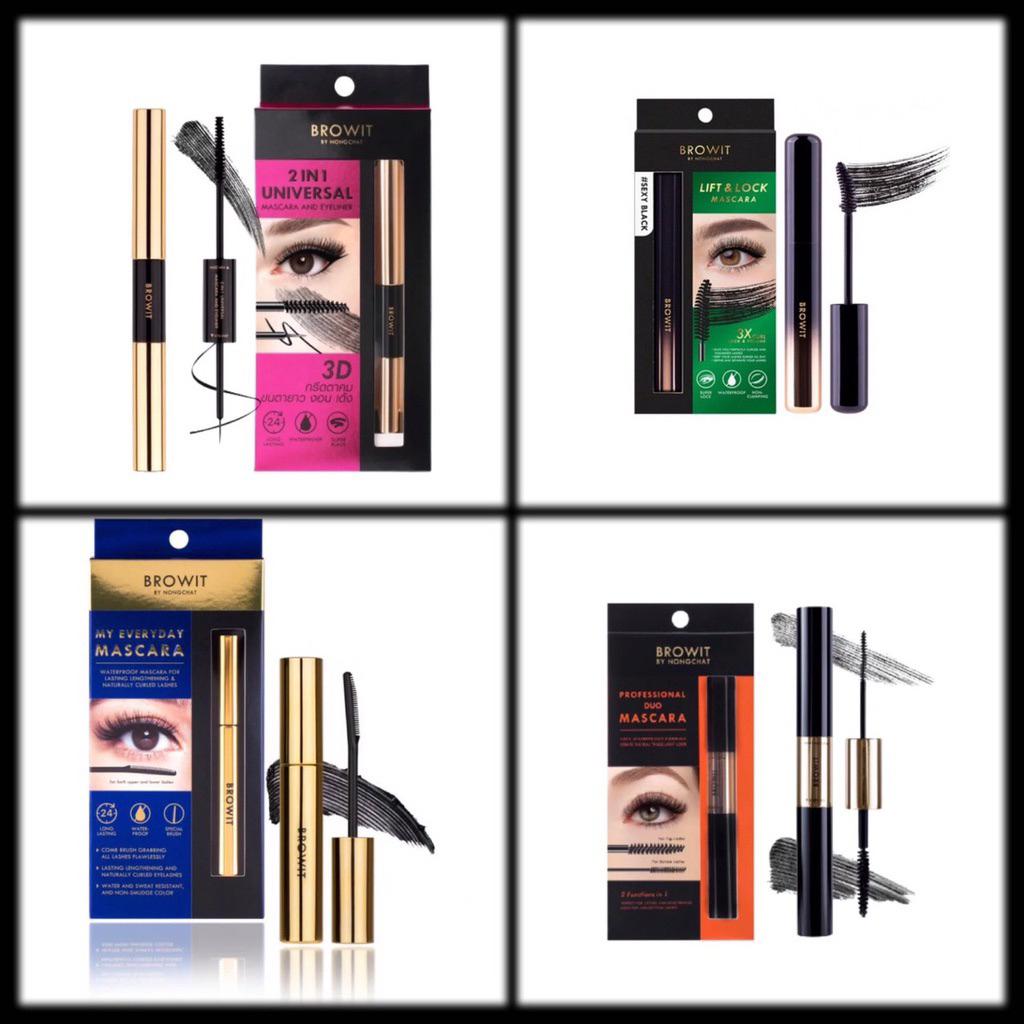 Browit Nongchat - Mascara Browit Nongchat các loại/Kẻ mắt Nongchat