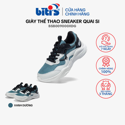 Giày Thể Thao sneaker quai si Bé trai Biti's BSB009000XDG (Xanh dương)