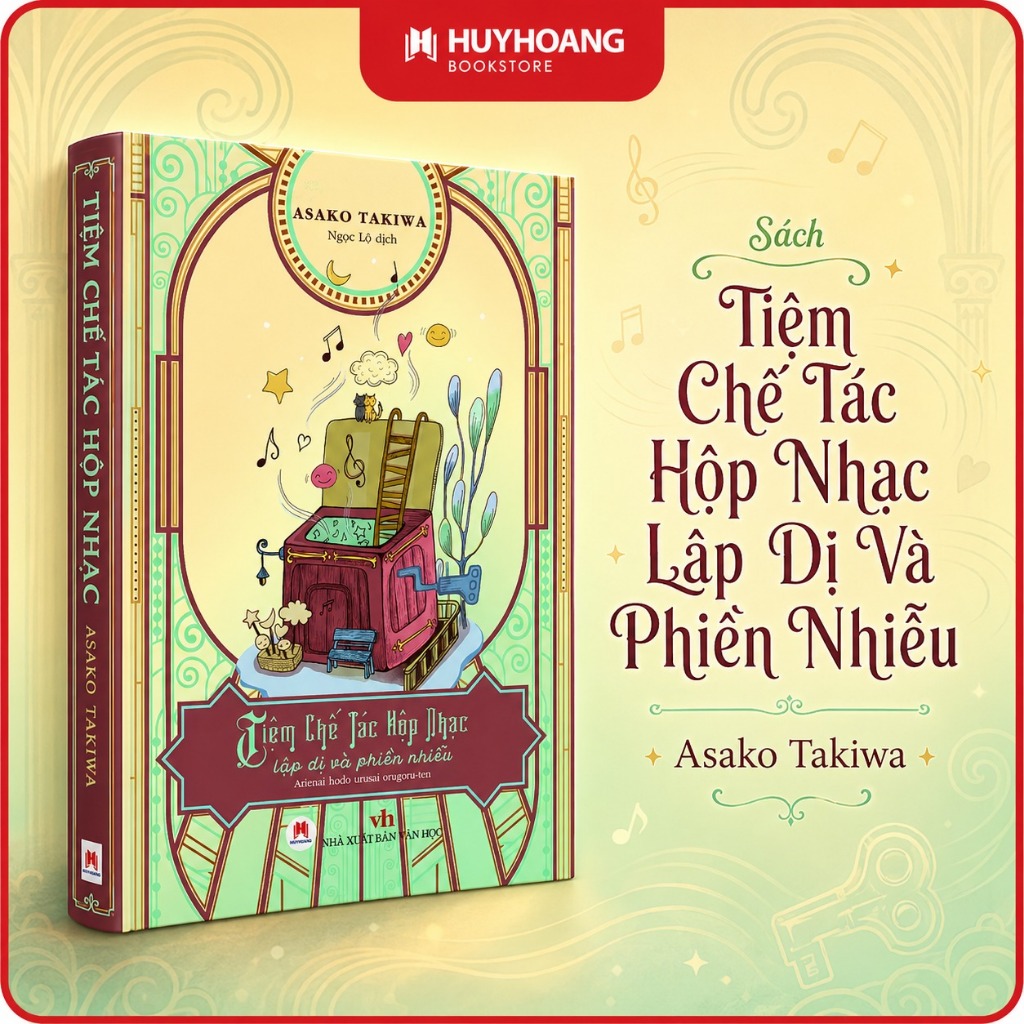Sách - Tiệm Chế Tác Hộp Nhạc Lập Dị Và Phiền Nhiễu