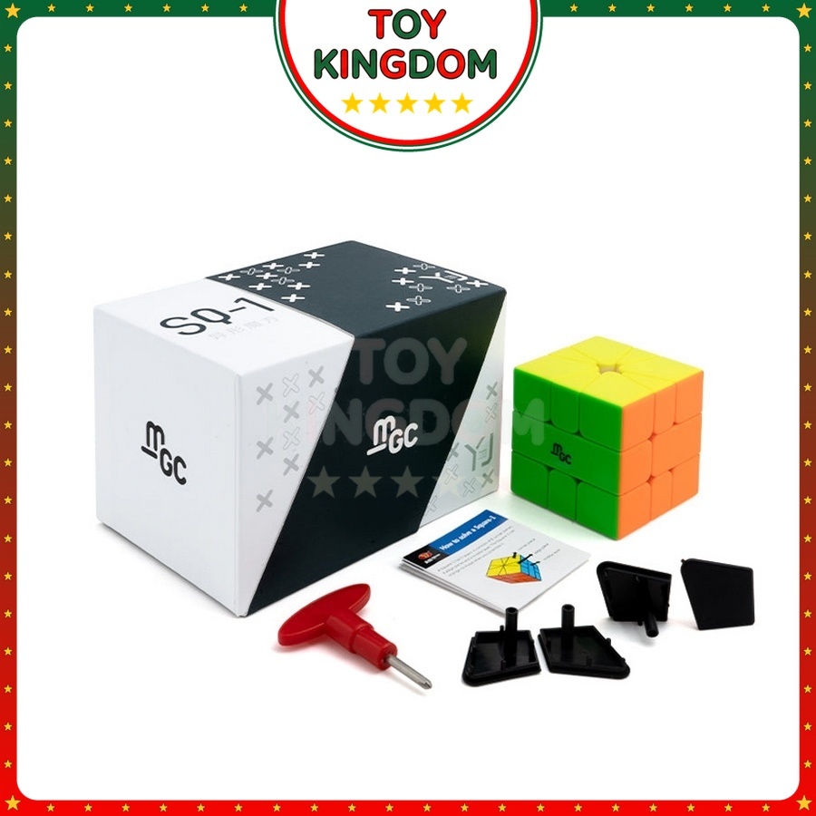 Rubik Square-1 MGC YJ Có Nam Châm Stickerless Rubic Biến Thể SQ1 Không Viền Đồ Chơi Lắp Ráp Xếp Hình