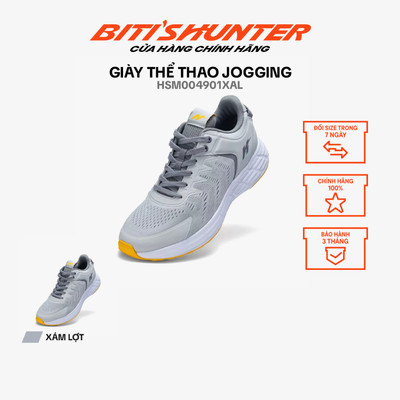 Giày Thể Thao Nam Biti's Hunter Jogging  HSM004901XAL (Xám lợt)