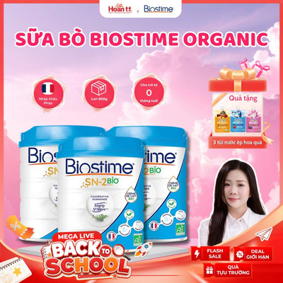Sữa bò Biostime Organic SN-2 Bio Plus  800g