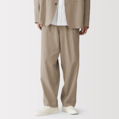 [26AW] MUJI Quần Nam Vải Kapok Lưng Thun