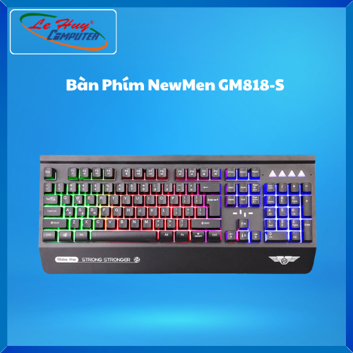 Bàn Phím Máy Tính NewMen GM818-S - Hàng Chính Hãng