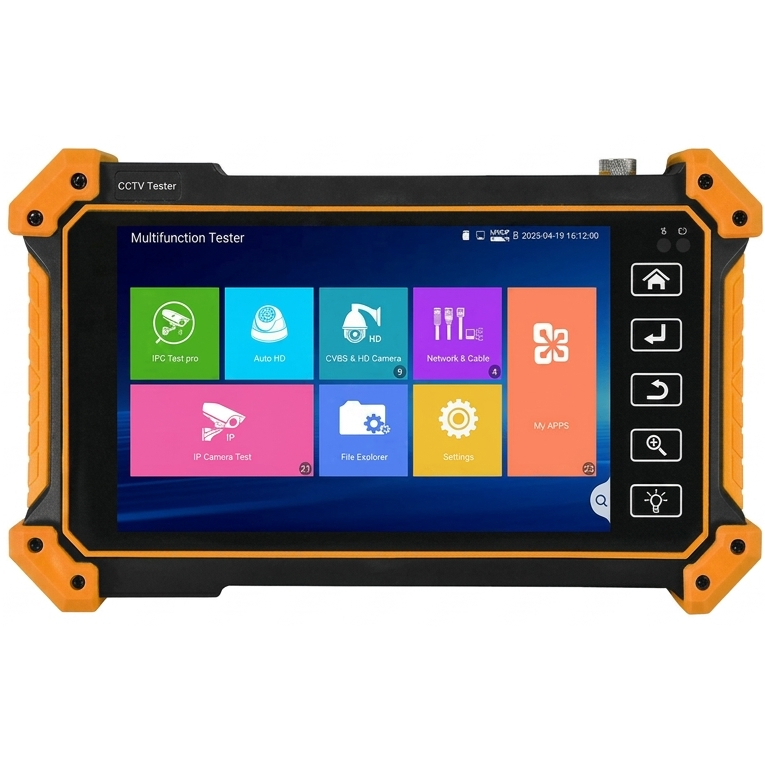 Máy test camera cầm tay cảm ứng 5.5” IP/AHD/CVI/TVI 4K 8MP (P/N: TL-V56)