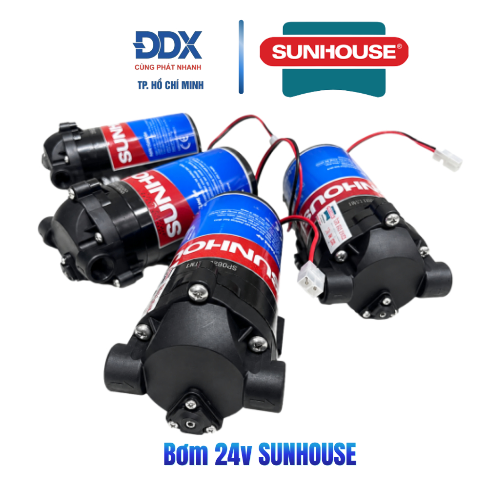 Bơm 24V Sunhouse Dùng Cho Máy Lọc Nước RO Gia Đình