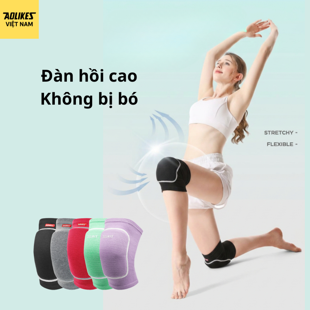 Băng bảo vệ đầu gối có đệm AOLIKES A-0210