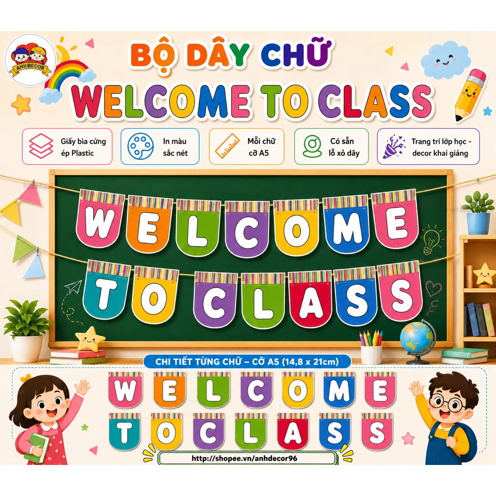 Dây treo Welcome To Class