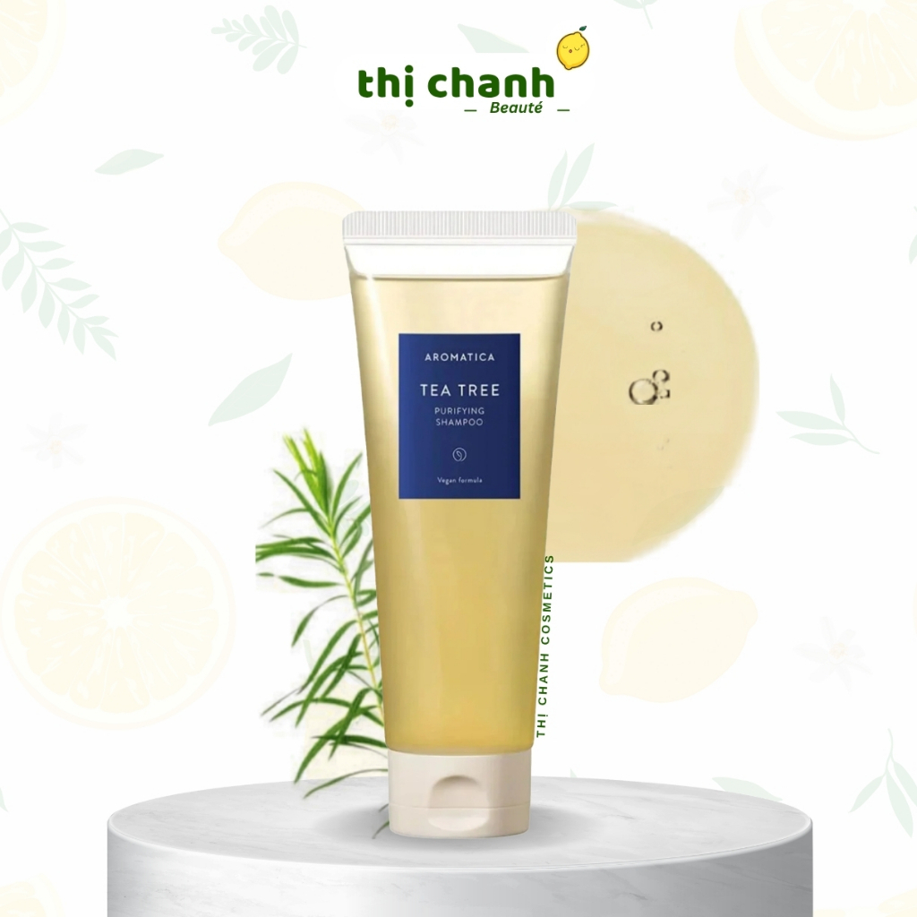 [XẢ KHO] Dầu Gội / Xả Thuần Chay AROMATICA Rosemary / Tea Tree / Quinoa Shampoo