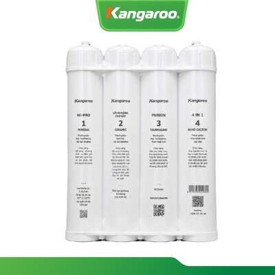 Bộ 4 lõi lọc chức năng Mineral Purion Kangaroo