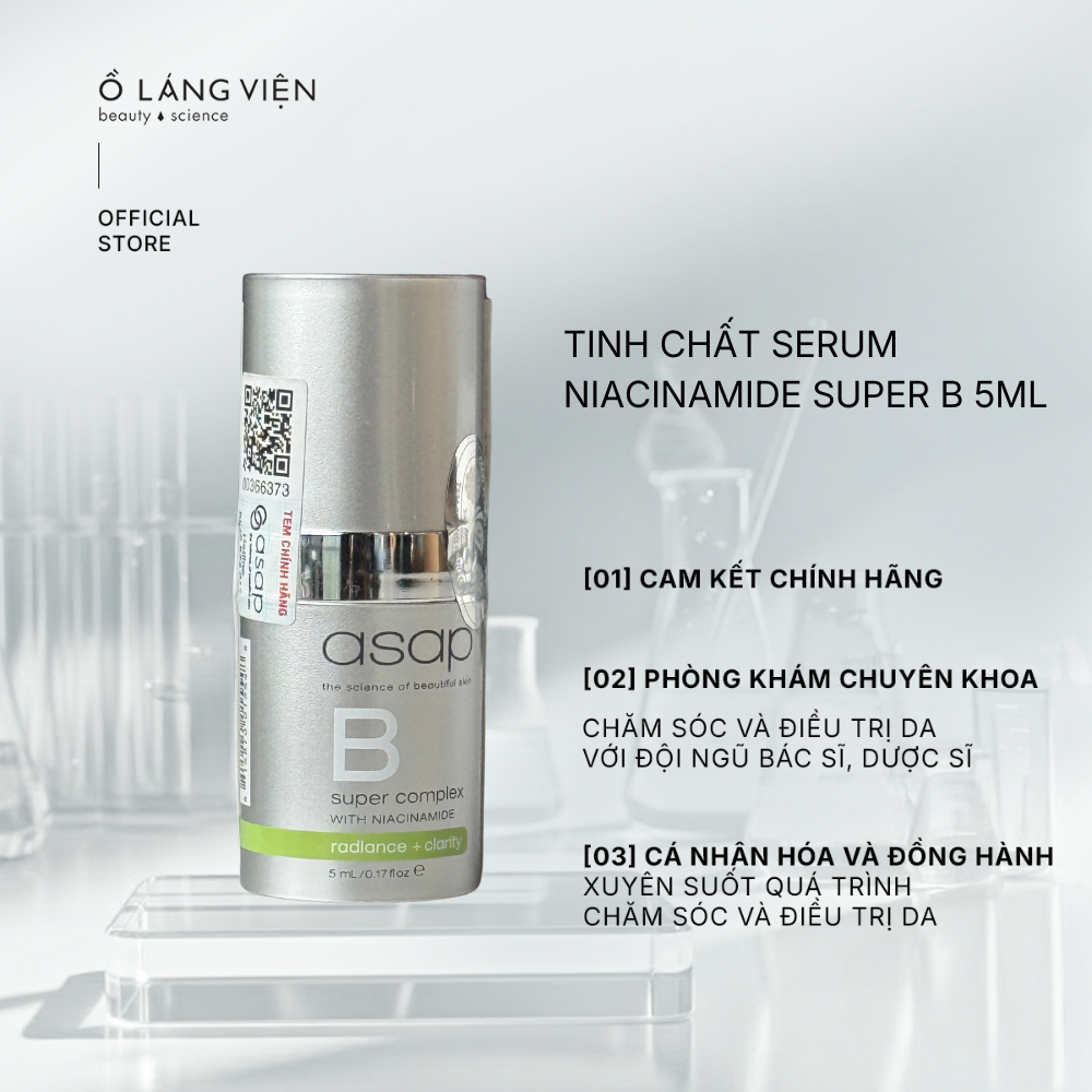[5ml] Tinh chất Niacinamide Asap Super B Complex