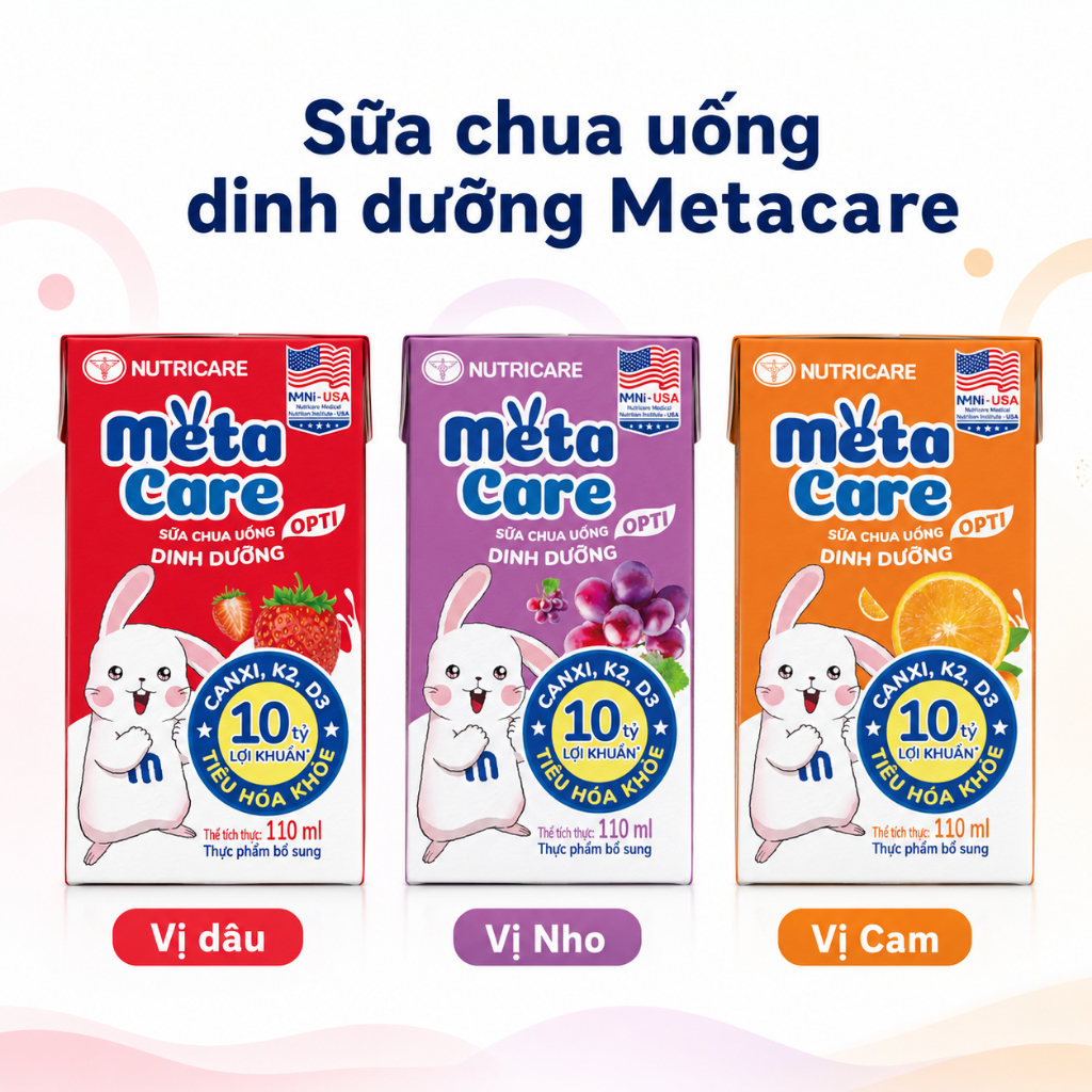 Sữa chua uống dinh dưỡng Metacare 110ml