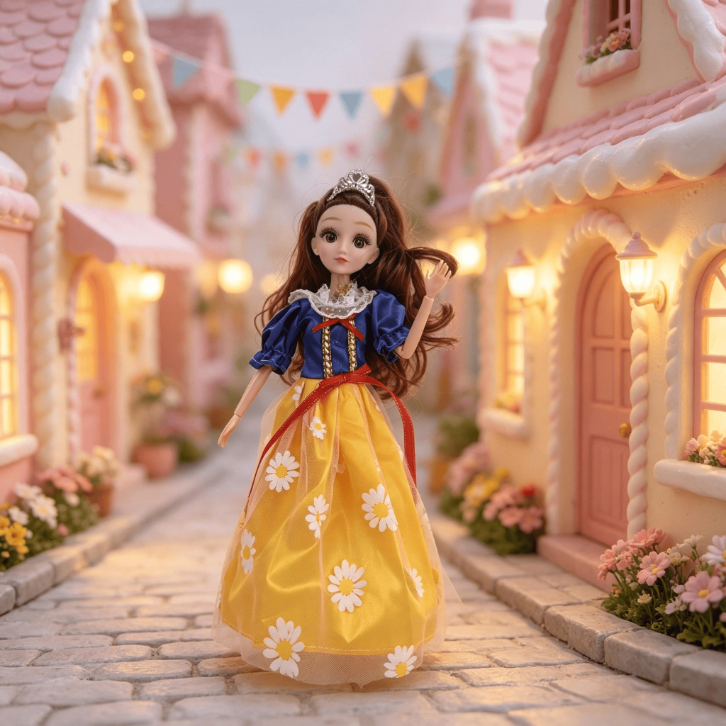 Búp Bê 30cm,Công Chúa Truyện Cổ Tích,Búp Bê Cho Bé Gái,Búp Bê Douyin,Búp Bê Nữ,búp bê 30cm khớp nối 