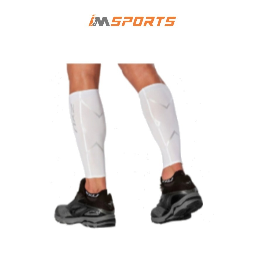 Bó Ống Chân 2XU Compression Calf Unisex - White - Chính Hãng - IMSports