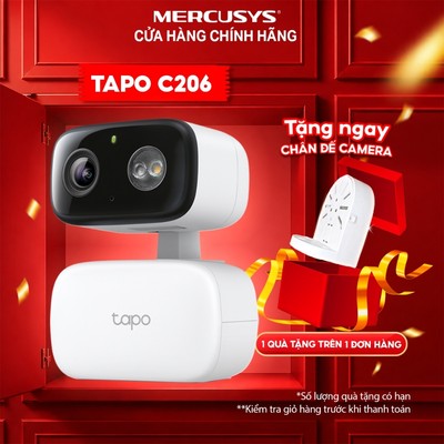 Camera Wifi TP-Link Tapo C206/C216 Độ Phân Giải Full HD, Phát Hiện AI Thông Minh