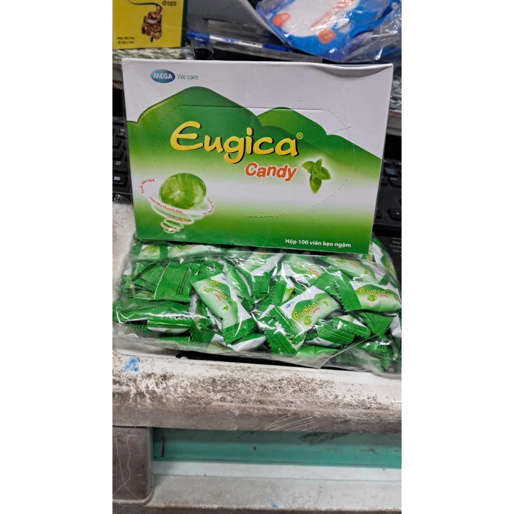 Kẹo ngậm thảo dược EUGICA  (Hộp 100 viên)