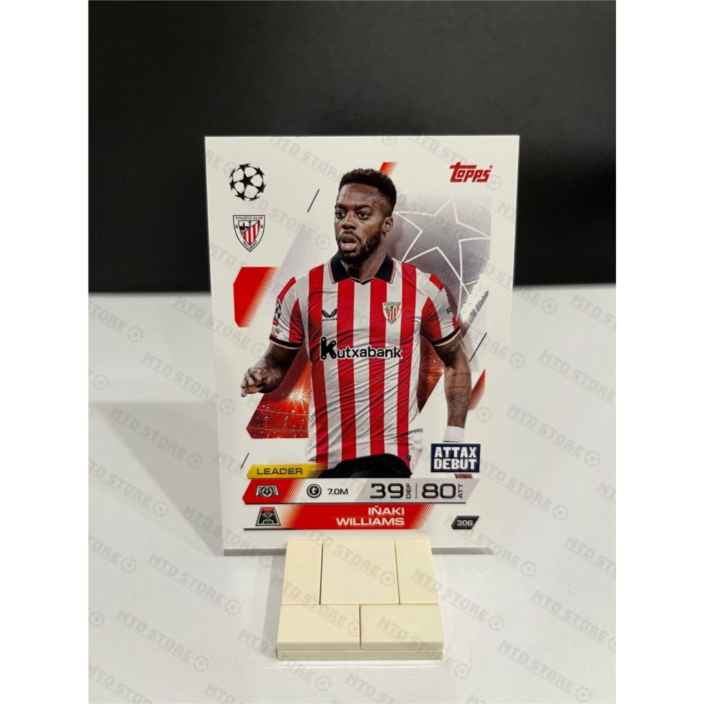 [ CHÍNH HÃNG ] - Topps Match Attax 2025/26 - Inaki Williams (Athletic Bilbao)