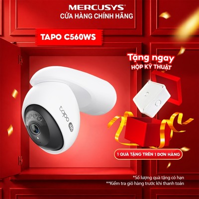Camera Wi-Fi Ngoài Trời 4K Tapo C560WS Quay Quét 360° | Tích Hợp AI, Giá Tốt