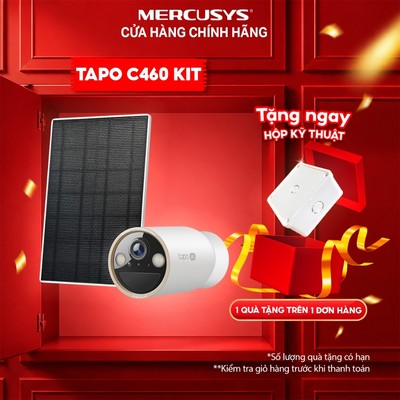 [Hỏa Tốc] Camera Wi-Fi Năng Lượng Mặt Trời TP-Link Tapo C460 / C460 KIT Độ Phân Giải 4K