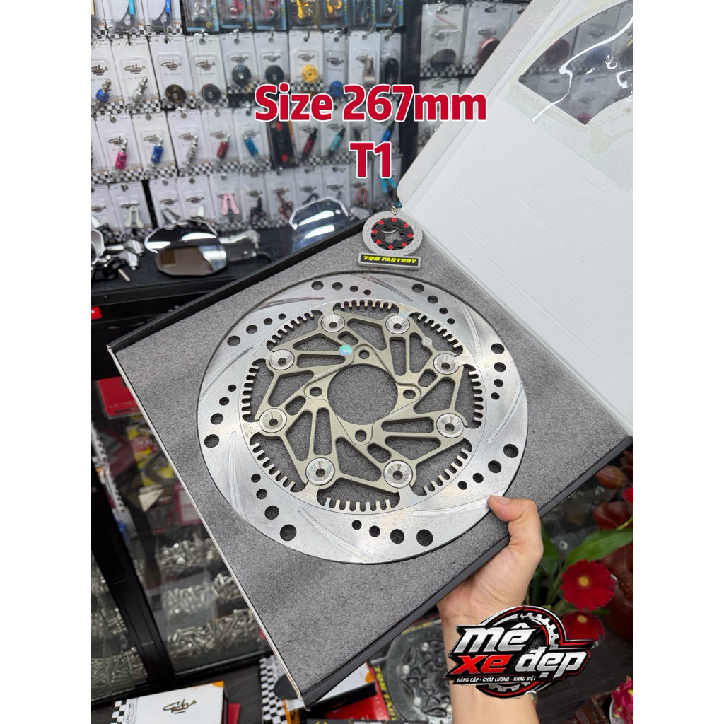 đĩa T1 T2 T3 267mm TQ6 - đĩa TQ6 267mm T1 T2 T3 - lòng nhôm cnc