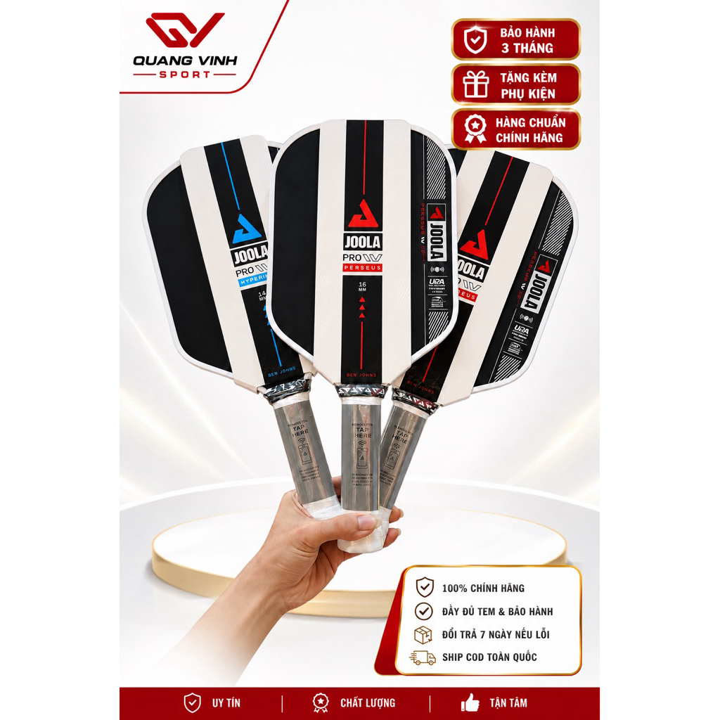 [ JOOLA ] VỢT PICKLEBALL JOOLA GEN 4 CHÍNH HÃNG ( tặng kèm quấn cán và dán viền )