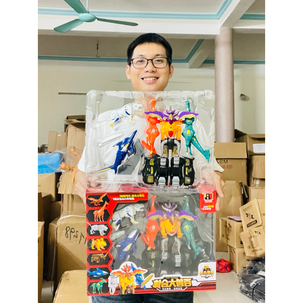 Siêu nhân gao  robot hợp thể siêu thú ngẫu nhiên gao god vs gao vua