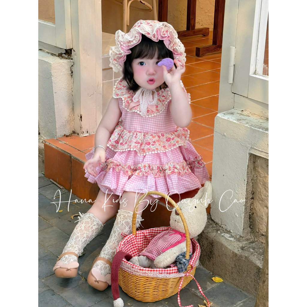[HANA KIDS_HÀNG LOẠI 1] VÁY ĐẦM LOLITA XOÈ BỒNG XINH CHO BÉ/ĐẦM ĐI TIỆC CHO BÉ/VÁY ĐẦM CÔNG CHÚA CAO