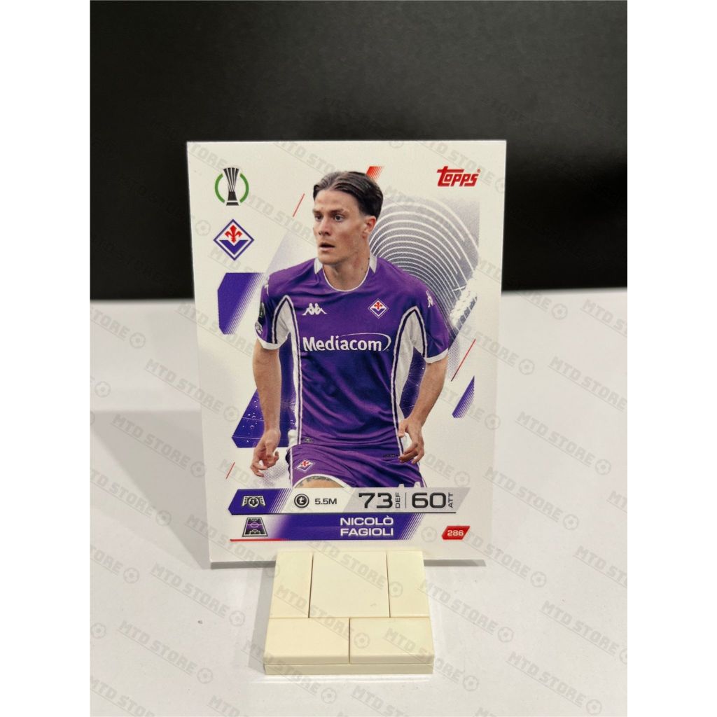 [ CHÍNH HÃNG ] - Topps Match Attax 2025/26 - Nicolo Fagioli (Fiorentina)