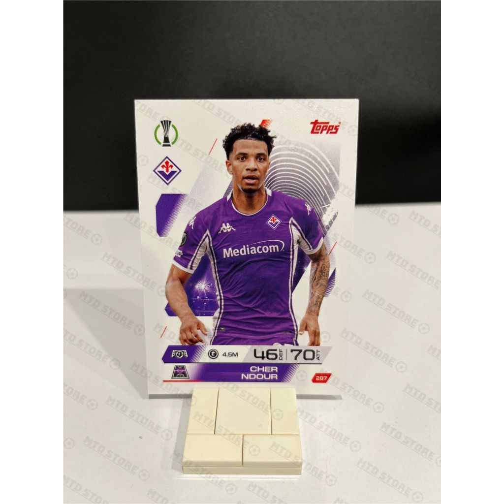 [ CHÍNH HÃNG ] - Topps Match Attax 2025/26 - Cher Ndour (Fiorentina)