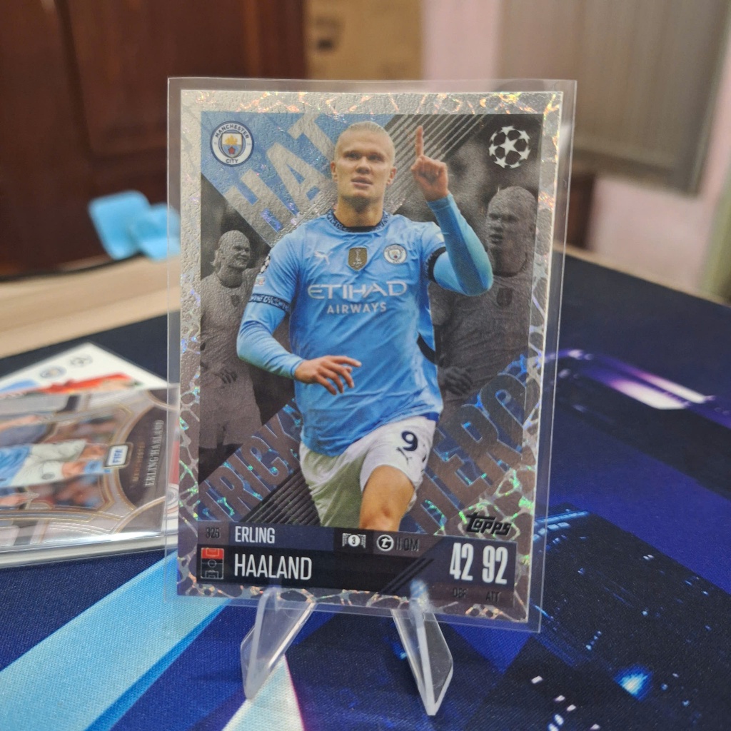 HERO Haaland Man City, thẻ Topps Match Attax chính hãng