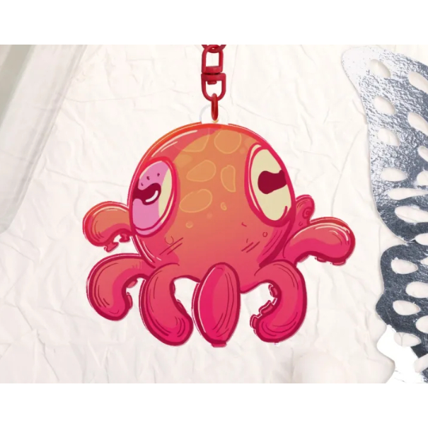 Little Octopus - Acrylic Keychain