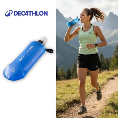 Bình nước mềm chạy bộ 500ML, dùng chung với vest nước - SA2020 xanh dương 8605419